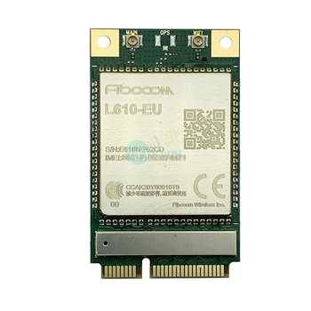 Fibocom L610 L610-EU LTE Cat1 мини модул pcie Европа LTE FDD диапазон B1/B3/B7/B8/В20/B28 GSM 900/1800 Mhz основна антена wifi