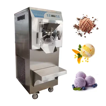 Италианска машина за приготвяне на сладолед с голям капацитет, машина за приготвяне на твърд сладолед, вертикална фризер