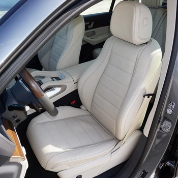 За Mercedes Benz GLS X167 2020 2021 2022 2023 6 Места Изкуствена Кожа Потребителски Калъфи За Автомобилни Седалки Комплект Защитни Аксесоари За Интериора