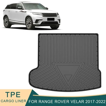 За Range Rover Velar L560 2017-2022 Автомобилен Товарен Подложка Влагозащитен TPE Нескользящие Постелки За Багажник Водоустойчив Тава Килим За Багажника Аксесоар