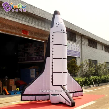 НОВ дизайн 5mh надуваема ракета въздушен самолет по поръчка, играчка за украса на въздушния кораб