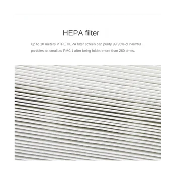 1 Чифт Филтър с активен въглен за Пречистване на HP04 HP05 TP04 TP05 DP04 HEPA Подмяна на екрана филтър от въглеродна тъкан-A