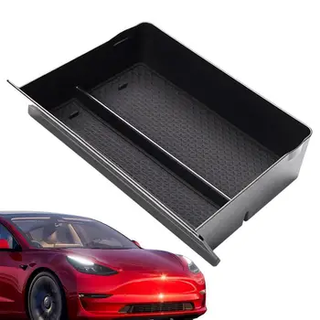 Централен подлакътник на автомобила, кутия за съхранение на конзолата Tesla, органайзер, държач за централната конзола Tesla Model S/X, съдове за събиране на