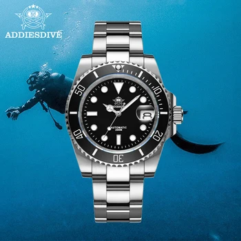Автоматични часовници Sapphire 200m Diver Watch мъжки BGW9, суперсветящиеся механични часовници с малко червено цвете NH35, мъжки часовник