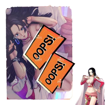 Аниме One Piece Bandai ACG гореща Секси момиче на Boa Hancock игрална са подбрани карта Аниме и периферни цветна флаш карта Отаку мъжки подарък играчка