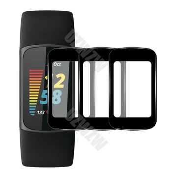 (3 броя) Защитно фолио за екрана Fitbit Charge 5 С пълно покритие От мека защитно фолио (не стъклени)