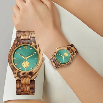 Дървени кварцов часовник Simplicity Dress ръчен часовник с три насоки, wooden ремък, обтегач от неръждаема стомана, ежедневни часовници