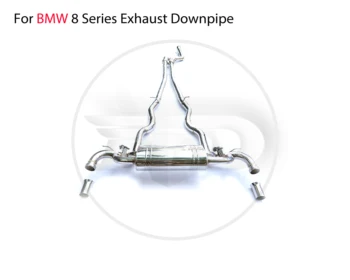Изпълнението на изпускателната система от неръждаема стомана HMD Catback за BMW 840i Автоматична модификация на Електронен клапан, шумозаглушител