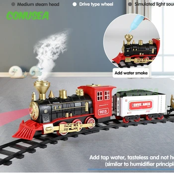 Детска симулация на голям електрически песен е Класически модел с дистанционно управление на Високоскоростна железопътна Малък влак ретро влак играчка