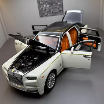 1/18 Rolls-Royce Phantom Сплав Луксозен Модел Автомобил Леене Под налягане на Метални Играчки Превозни Средства, Моделиране на Модел на превозното средство, Звук, Светлина Колекция Детски Подаръци