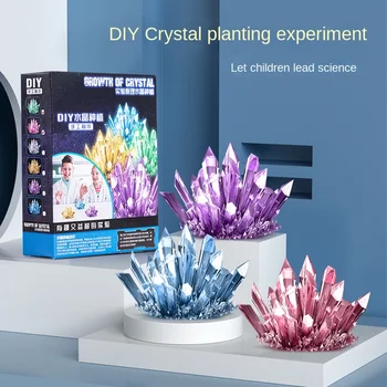 Направи си сам научен малък експеримент Детски магически забавен комплект за отглеждане на кристали ръчно изработени Подаръци за Образование на парни играчки ранното образование