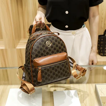 Луксозен женски раница, кръгла чанта през рамо, чантата през рамо, женски клатч, пътна чанта, анимационни производни