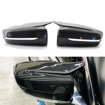 1 двойка капачки за огледала за обратно виждане, изработени от въглеродни влакна за BMW G20 G28 G30 G38 G11 G12 2015-2019 