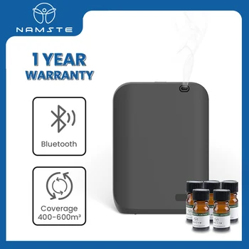 NAMSTE Електрически ароматен оазис Bluetooth, капацитет за етерично масло 150 ml, ароматен домашен дифузьор, устройство за освежаване на въздуха Smart Timing