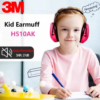 3M PELTOR H510AK Шумоподавляющие детски антифони за Защита на слуха намаляване на шума Регулируеми и професионални защитни слушалки