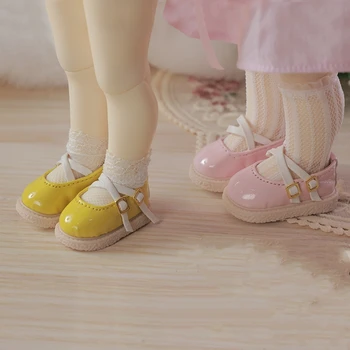 Обувки за кукли BJD 1/6 размер, модерен универсални малки кожени обувки за кукли BJD 1/6, цветни аксесоари за кукли