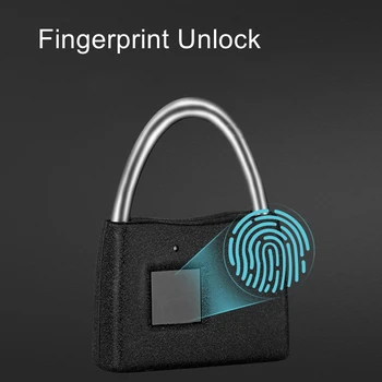 Мини умен заключване с биометрични отпечатъци от пръсти, защита от кражба, хотел, фитнес зала, куфар за багаж, цифрова електронна система за заключване