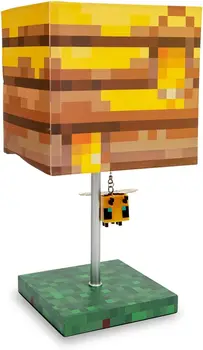 Настолна Лампа от Пчелните Гнезда с 3D Съемником за Пчелите |Настолна Лампа на нощното шкафче с led осветление за Спалня, Работен плот, Хол, Игри стая