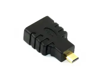 Адаптер, съвместим с Waveshare HDMI за жени и Micro HDMI-съвместим за мъже, подходящ за Raspberry Pi 4B