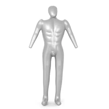 Човек Само тялото Надуваем Манекен Мъжки Манекен Торс Шивач Модел на Дрехи Дисплей PVC 168 см Мъже Модел на Цялото Тяло