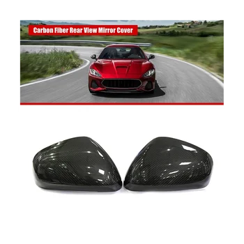 Автомобили на капака на огледалото за обратно виждане, изработени от въглеродни влакна за Maserati Gran Turismo и Gran Cabrio Quattroporte, отразени шапки в стил добавка