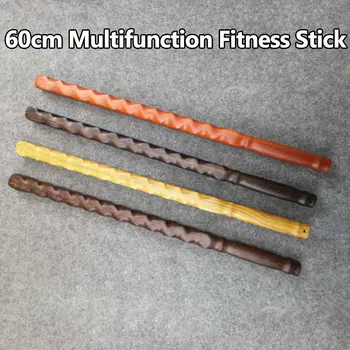 60 см Мултифункционална масажна пръчка за фитнес, битови, автомобилни инструменти за възстановяване на оцеляване, външна дървена пръчка EDC