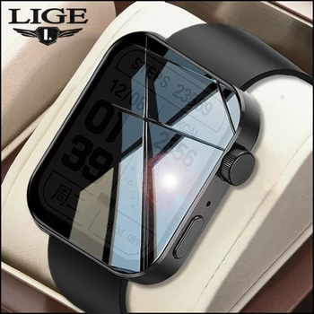 Водоустойчив смарт часовници LIGE IP67, мъжки монитори на сърдечната честота, спортни фитнес часовник, Bluetooth-предизвикателство, управление на музика, умни часовници, дамски умен часовник