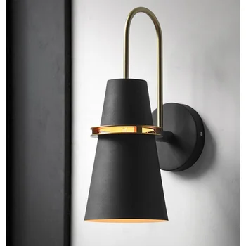 Модерен Стенен Лампа Nordic LED Horn Интериорен монтиран на стената Лампа за Дневна, Спални, Нощни Лампа За Четене, Монтиране на Стенни лампи, Лампа За Дома
