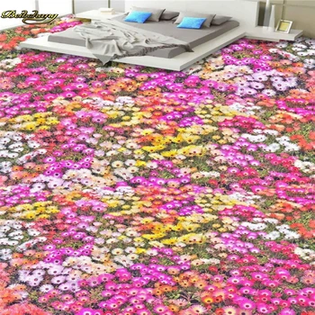 beibehang, снимка на поръчка, 3D подови боядисване, тапети, цвете, 3D растение, D, подови паста, papel de parede