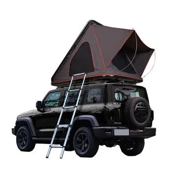 ниско MOQ 3-4 човека, палатка за нощуване на открито, триъгълни камион, твърда обвивка, една палатка на покрива