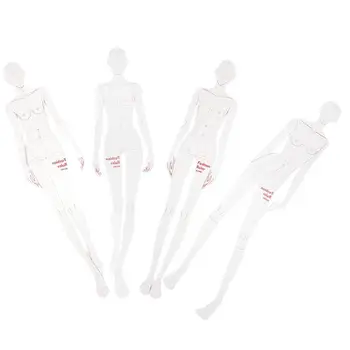 1 Комплект Модел за рисуване на дрехи Владетел Модел Мода Шевни лоскутные линия на Фигура Шаблон за изготвяне на дизайн на дрехи