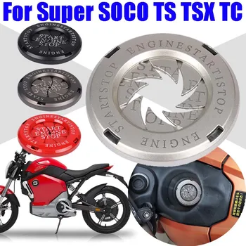 Капачка Бутон за Включване Стартиране на Мотоциклет, Защитно покритие За Супер SOCO TS Lite Pro 1200R TSX TS1200R TC MAx Pro, Аксесоари