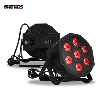 SHEHDS LED Par 7x12 W RGBW 4в1 сценично осветление, DJ, дискотека сватба парти за домашно забавление околното осветление