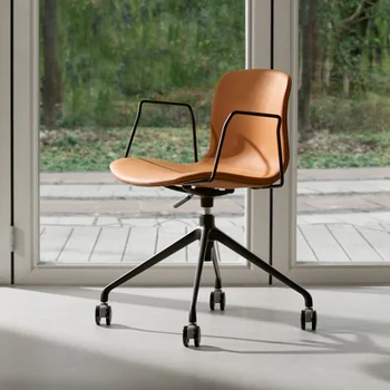 Италиански луксозни офис столове, тканевое кожен стол за релакс, офис мебели, въртящи се на лифта, на игралното стол, компютърна кресло за дома