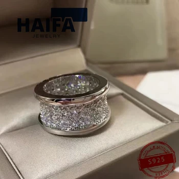 Продажба на Европа и Америка s925silver прост дизайн, модерни подаръци за партита аниме луксозни бижута мъжки пръстени с диаманти за Хелоуин