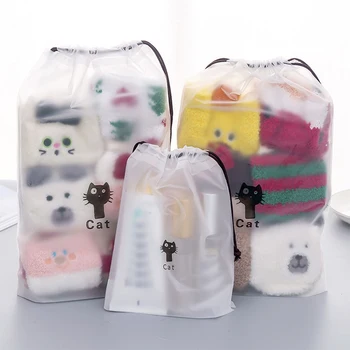 Бистра косметичка на съвсем малък, пътна чанта за грим, женски прозрачен органайзер за грим, чанта за съхранение на тоалетни принадлежности