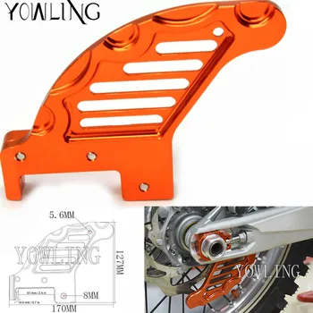 Оранжев мотор с CNC Алуминиев заден спирачен диск, защитен капак, модифицирани аксесоар за 125 144 150 200 250 300 450 EXC