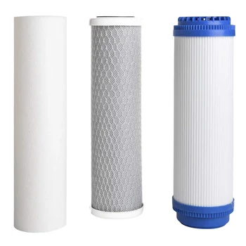 10-инчови филтриращи елементи на Системата за филтриране Почиства резервна част Универсална за водоочистителя за домакински уреди
