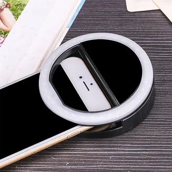 Универсален led пръстен-светкавица за селфи, преносим мобилен телефон, 36 led, лампа за селфи, светлинен околовръстен клип на Samsung за iPhone 8 7 6 Plus