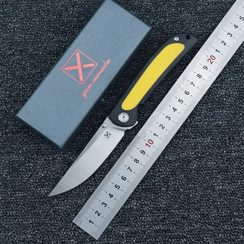 LEMIFSHE YX636 НОВ сгъваем нож сачмен лагер 14c28n острието G10 дръжка къмпинг, лов Външен джоб плодови ножове EDC инструменти