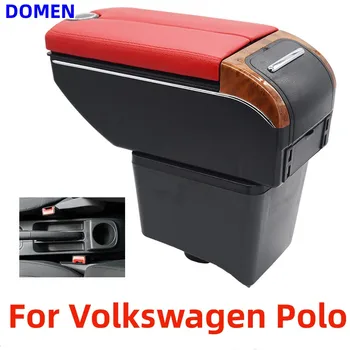 Нова кутия за съхранение, подлакътник на Volkswagen Polo 2011 12 13 14 15 16 18 новия ми поло оригинала, без пробиване