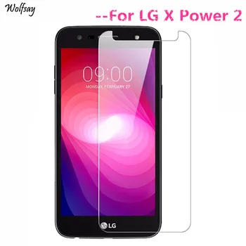 2 бр. За Стъкло LG X Power 2 от Закалено Стъкло За LG X Power 2 екран Протектор За LG X Power2 Защитно Фолио M320 M320N Wolfsay