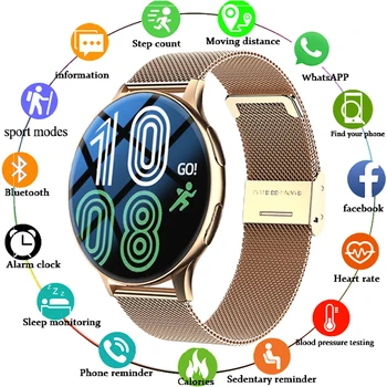2023 Bluetooth Предизвикателство Смарт Часовници Дамски наблюдение на сърдечната честота Мониторинг на Кръвното Налягане Водоустойчив IP67 Фитнес Тракер smartwatch Мъжки + Кутия