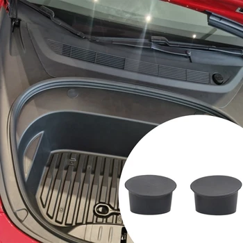 За Tesla, модел 3 2021 кутия за съхранение на предния багажник, вита защитно покритие, 2 бр., кука за преден багажник, защитно покритие, автомобилни аксесоари