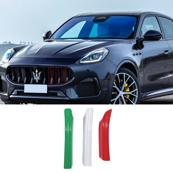 За Maserati Grecale 2022 автомобилен стайлинг ABS предна решетка Декоративни ленти Довършителни Аксесоари