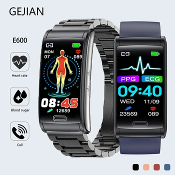GEJIAN E600 умен часовник 1,47 инча цял екран Bluetooth-разговор с Монитор за сърдечния ритъм на сън спортни модели смарт часовници за мъже и жени