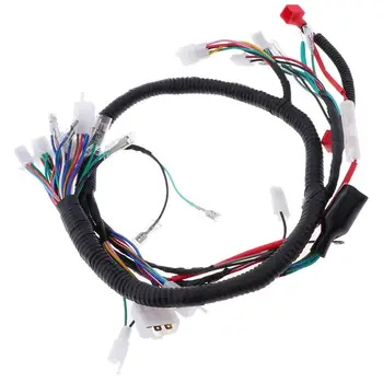 Теглене на кабели електротехници в събирането, ток компонент за мотоциклет, скутер, идеална за ZJ-125