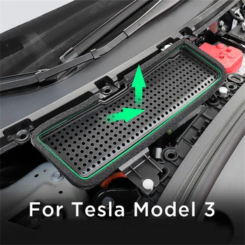 Филтър за входящия въздух, защита от въздушния поток, защитна рамка, капак за модел на Tesla 3 20121 защитно тампон върху решетката на входящия въздух