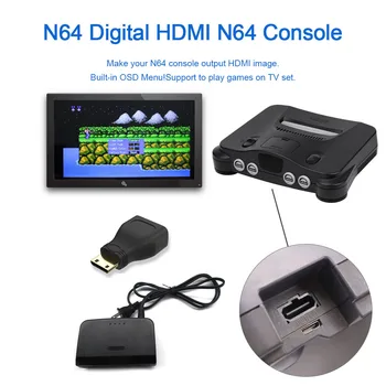 Модифицирана игрова конзола N64Digital, което е съвместимо с HDMI, конзола Hispeedido N64