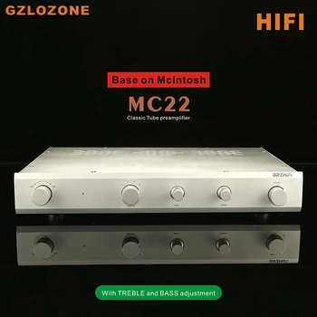 Клиенти предусилвател HIFI Classic MC22 ECC83 на базата на McIntosh C22 с възможност за регулиране на високи и ниски честоти